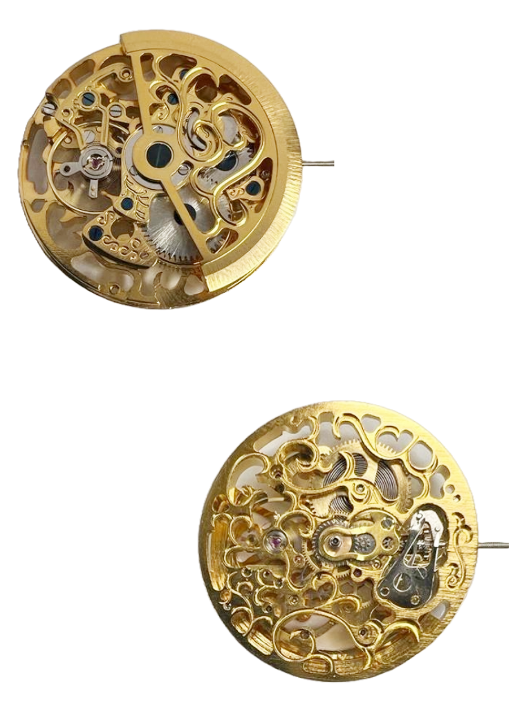 Load image into Gallery viewer, Automatic Skeleton Chinese Watch Movement G3262 3Hands Overall Height 7.5mm
