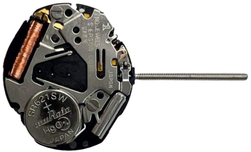 Hattori VX83 Seiko Quartz Watch Movement Overall Height 4.8mm