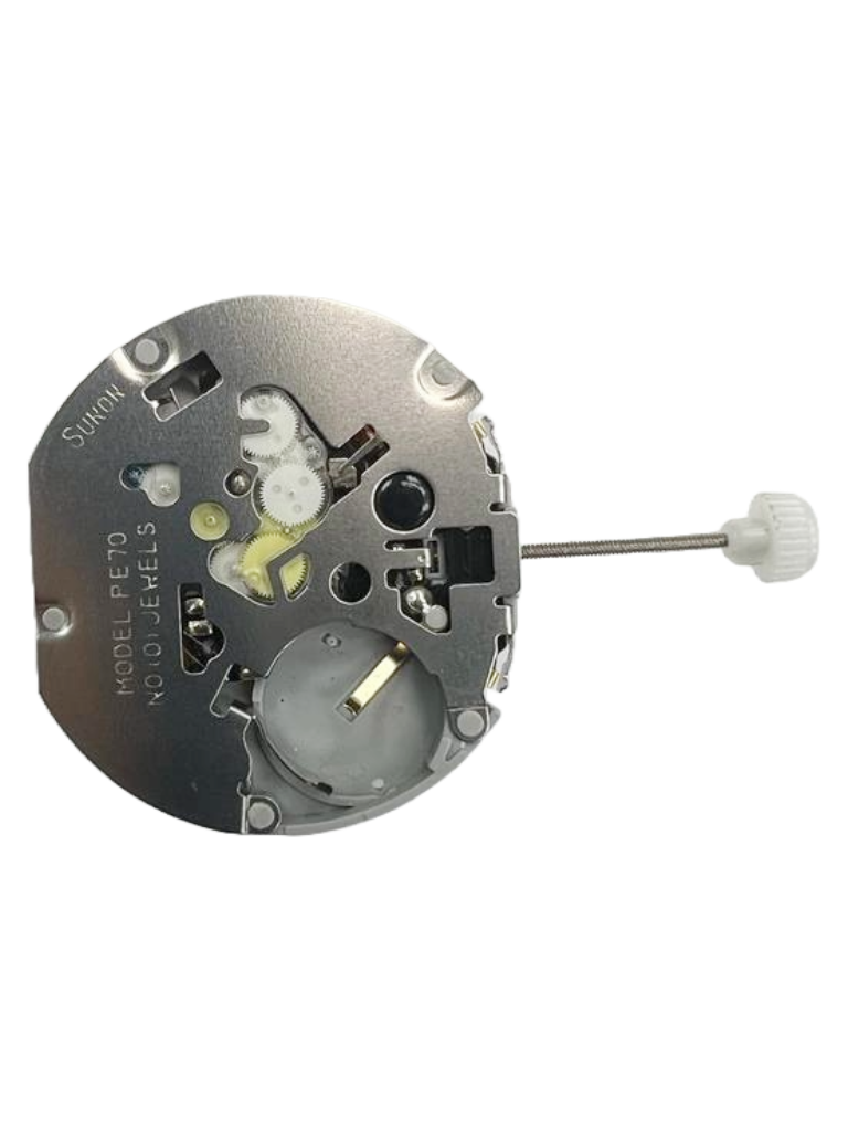 Load image into Gallery viewer, Sunon Multi Function Chinese Watch Movement PE-702 3H &amp; 3Eye Date at 4:30 Height: 6.8mm
