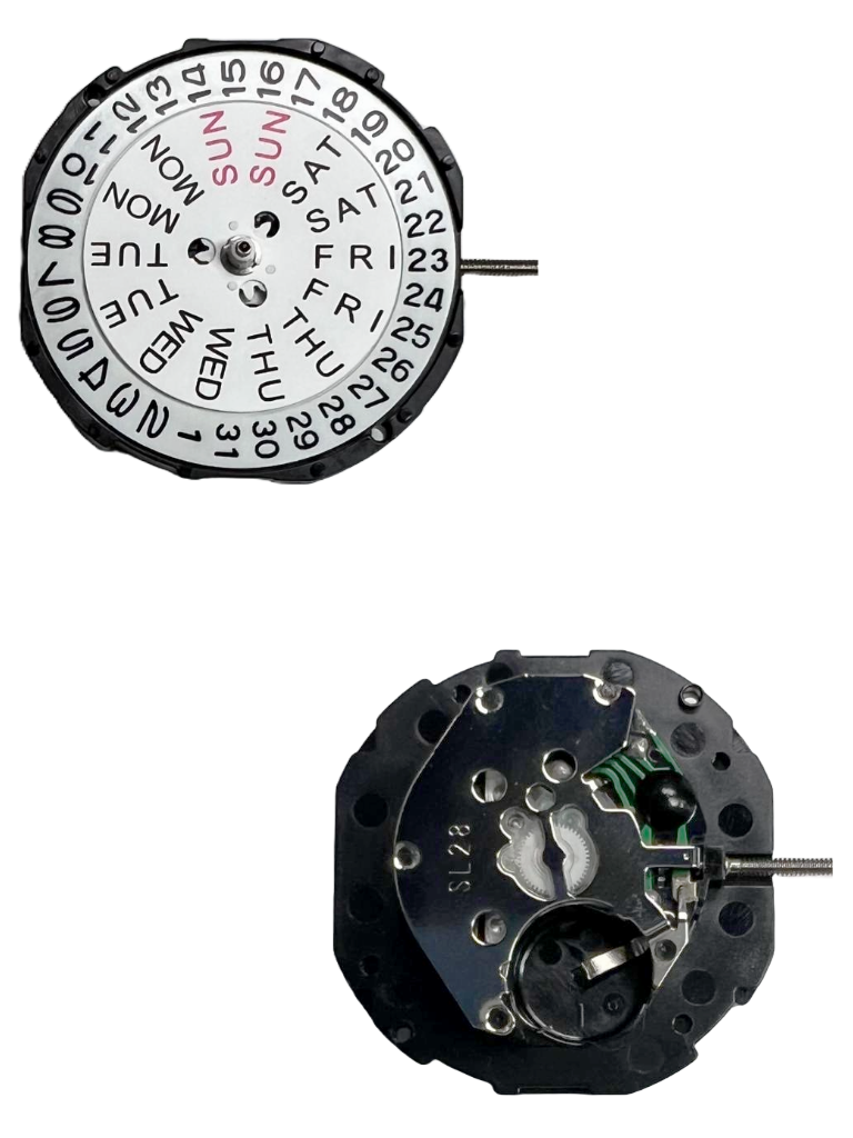 Load image into Gallery viewer, Chinese Quartz SUNON SL28DD-3H Watch Movement Overall Height 6.0mm
