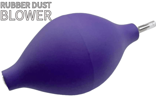 Rubber Purple Dust Blower with Silver Nozzle - Universal Jewelers & Watch Tools Inc.