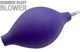 Rubber Purple Dust Blower with Silver Nozzle - Universal Jewelers & Watch Tools Inc.