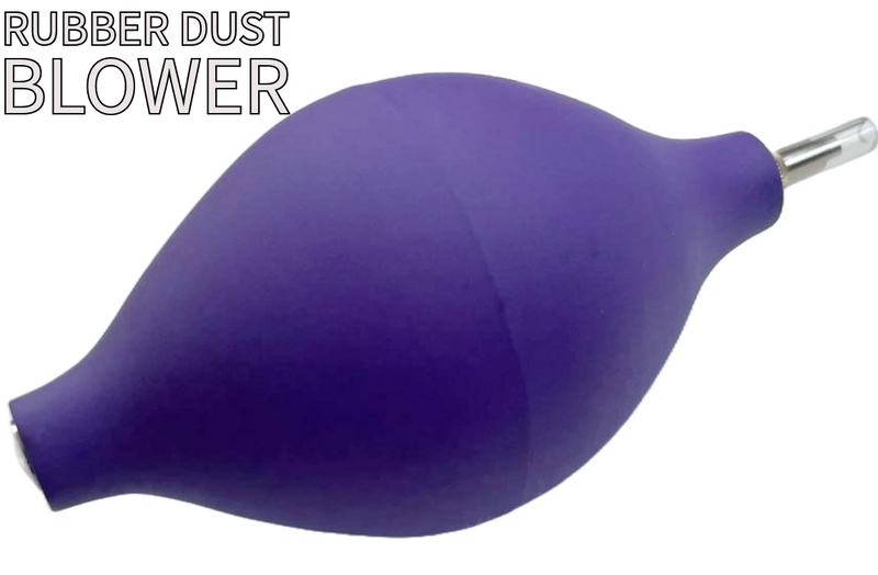 Load image into Gallery viewer, Rubber Purple Dust Blower with Silver Nozzle
