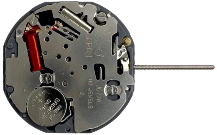 Load image into Gallery viewer, Hattori VD77 24 Hour At 12:00 Seiko Quartz Watch Overall Height: 5.0mm
