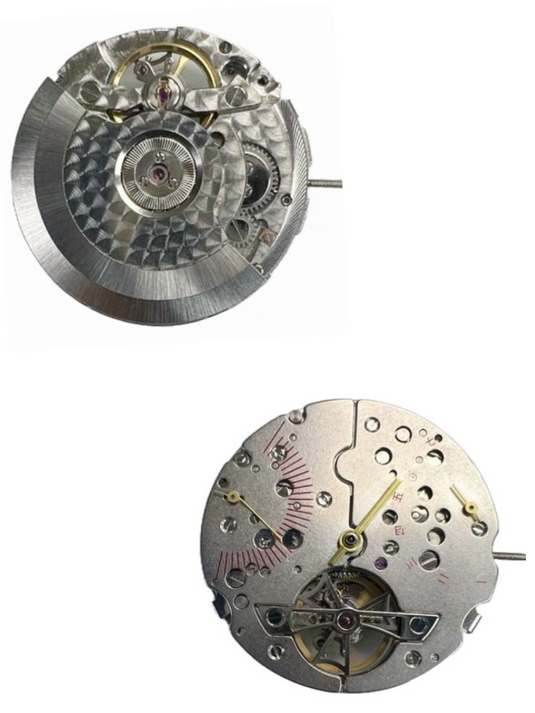 Chinese Watch Movement Automatic Day Fly Back TY2504 3H, 2Eyes Date At 9:30 Overall Height 9.1mm