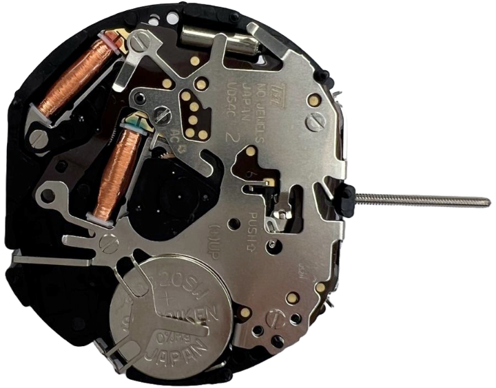 Load image into Gallery viewer, Hattori VD54 3H Seiko Quartz Watch Movement Overall Height 6.2mm
