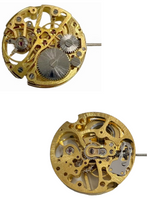 Hand Winding SKELETON Watch Movement 2650-G, 3 HANDS  Overall Height 6.0mm