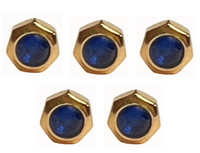 Lot of 5PCS High Quality Watch Crowns Size 6.3mm & 6.8mm Made to Fit Cartier Caliber Santos