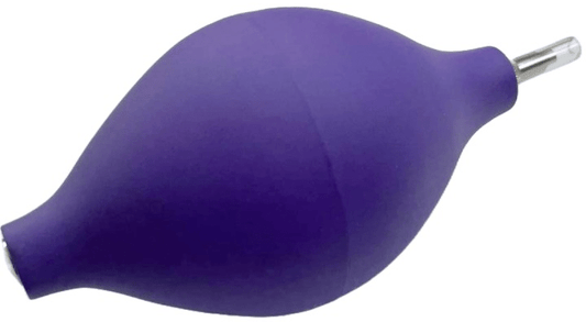 Rubber Purple Dust Blower with Silver Nozzle - Universal Jewelers & Watch Tools Inc.