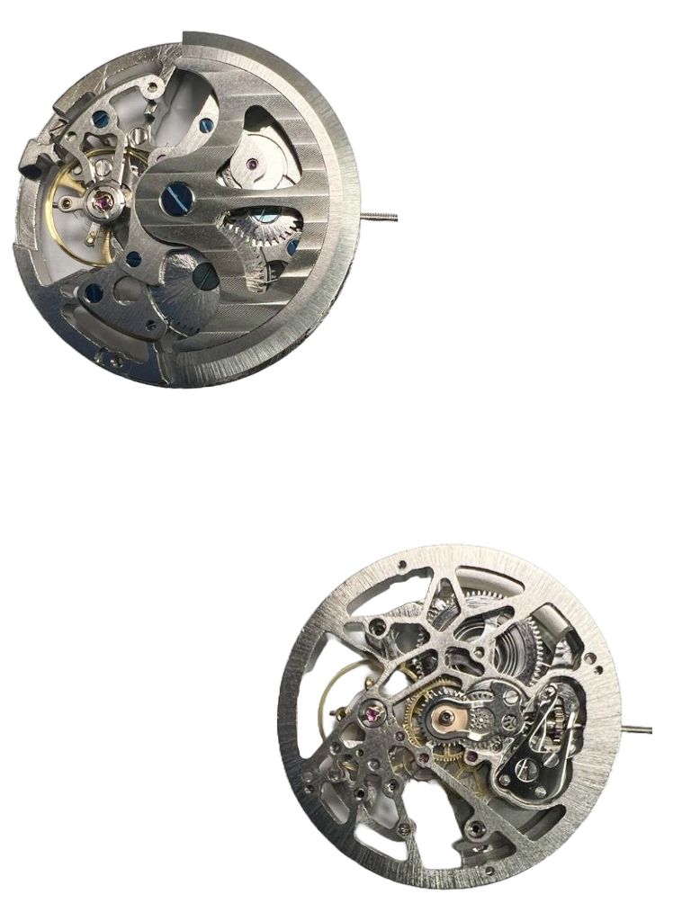 Load image into Gallery viewer, Automatic Skeleton Chinese Watch Movement G3265 3Hands Overall Height 7.6mm
