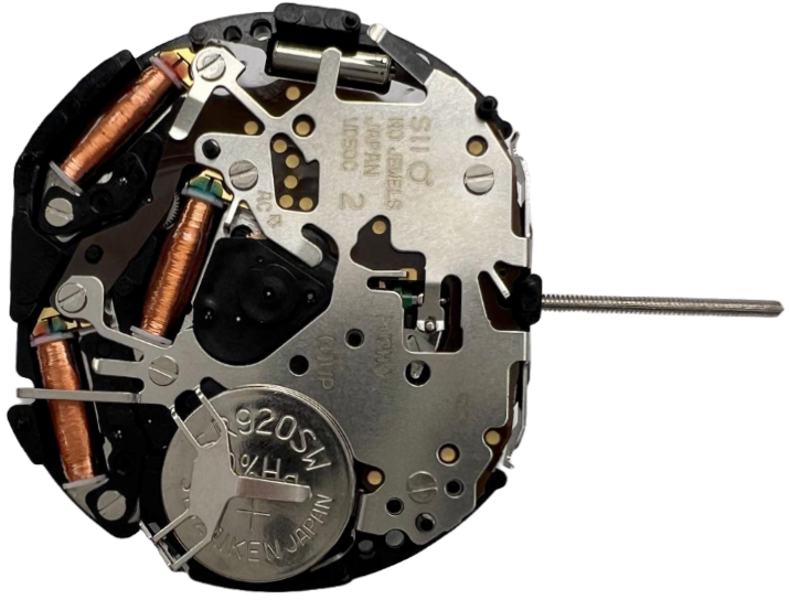 Load image into Gallery viewer, Hattori VD50 Chronograph Seiko Quartz Watch Movement Overall Height 6.7mm
