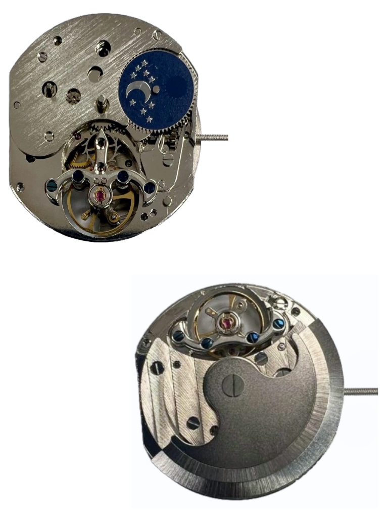 Load image into Gallery viewer, Chinese Automatic Watch Movement F8051 2H, Sun &amp; Moon Overall Height 7.7mm
