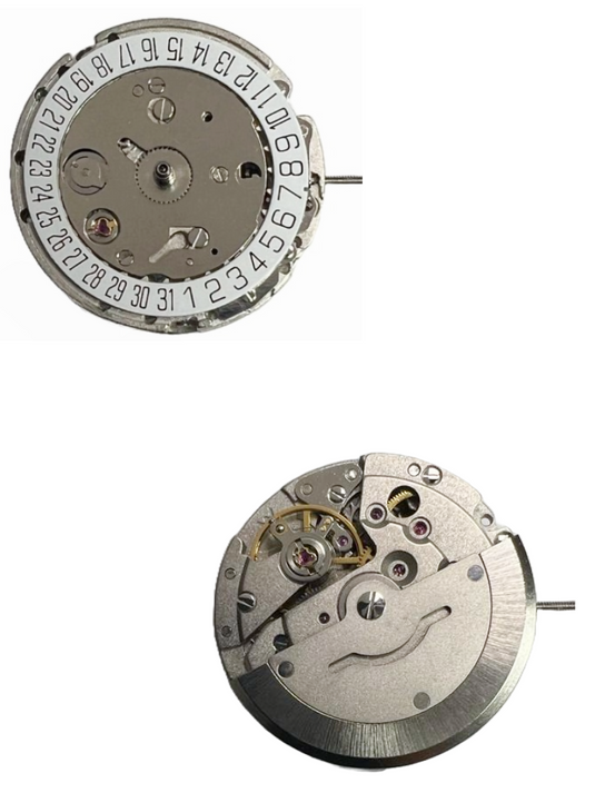 Chinese Automatic Mechanical Watch Movement DG-2816 Date at 6:00 Overall Height 7.6mm