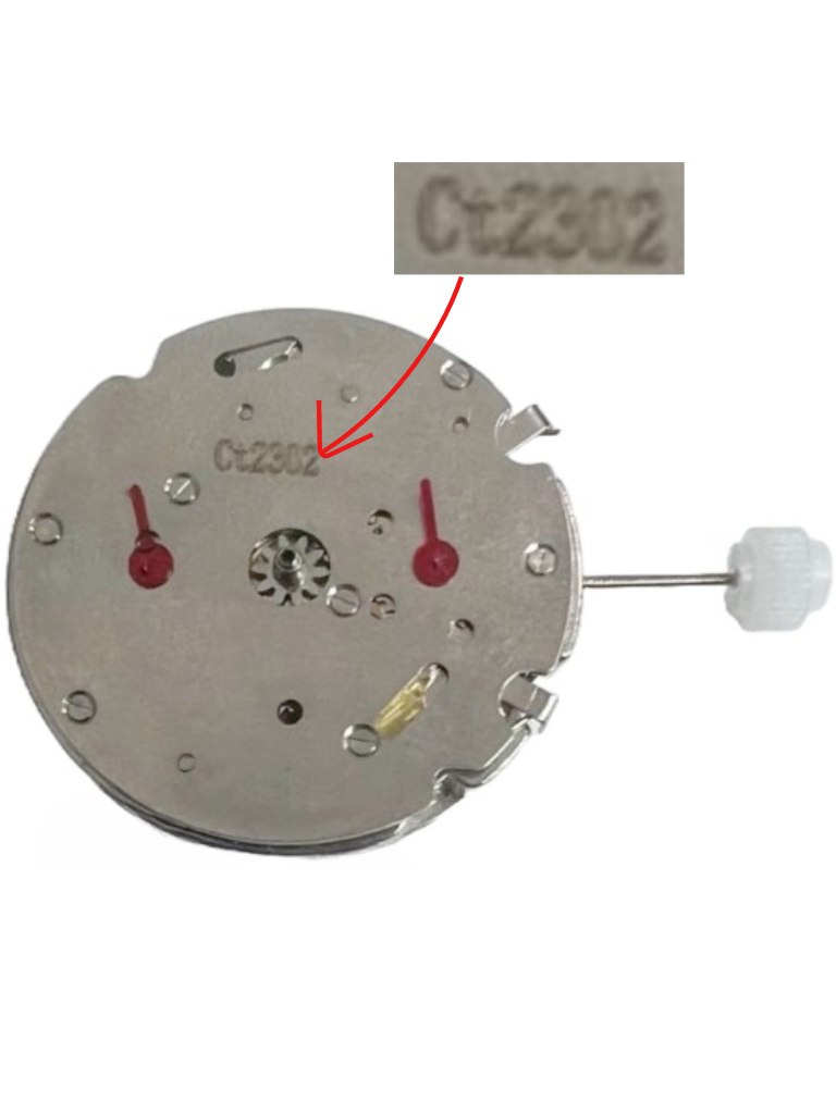 Load image into Gallery viewer, Chinese Automatic Multifunction Chrono Watch Movement CT2302, 3 Hands Overall Height 8.8mm
