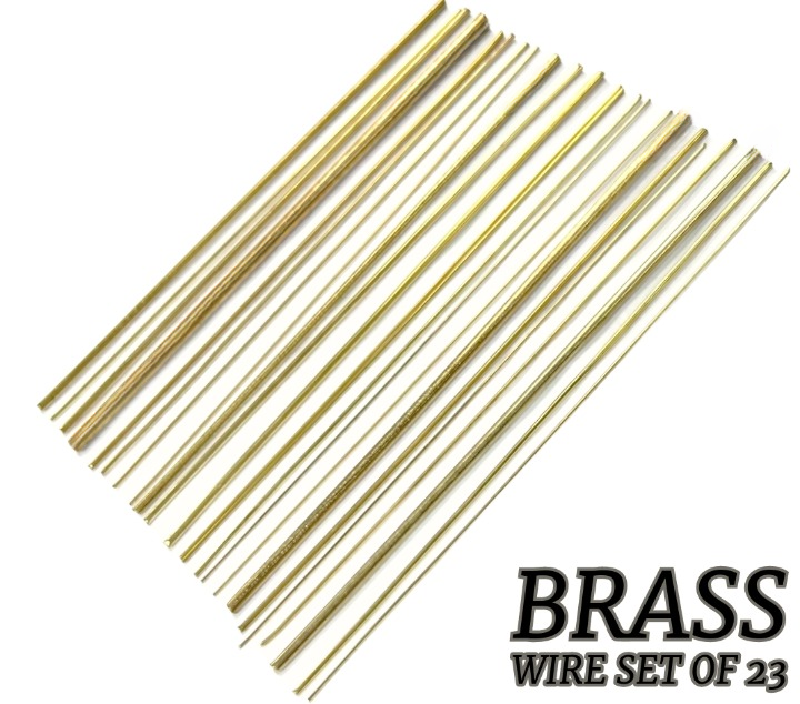 Load image into Gallery viewer, Watch Repair 23x Wire Assorted Brass for Clocks diameters 0.70 to 4.00mm
