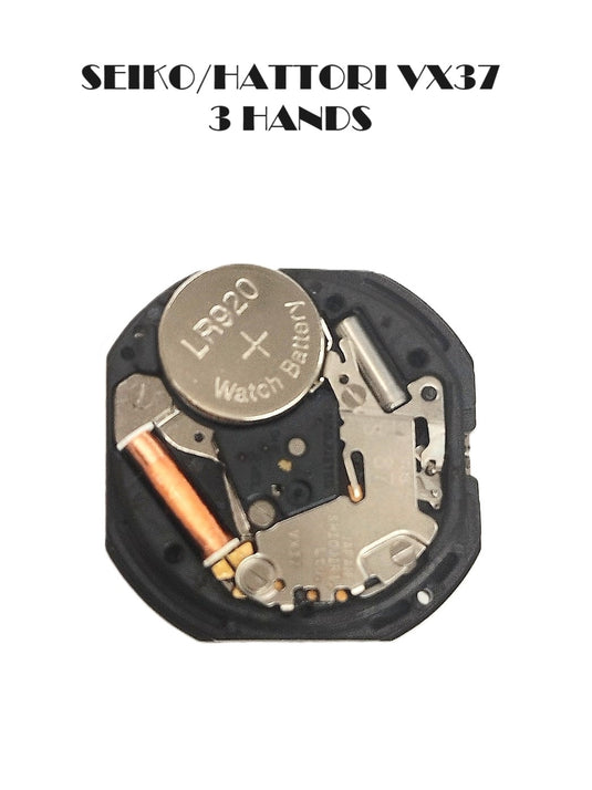 SEIKO/ HATTORI- VX37 Quartz Watch Movement Japan