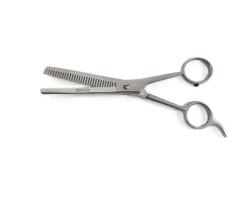 Load image into Gallery viewer, GERMAN STAINLESS STEEL STYLO HAIR CUTTING/THINNING SHEARS/SCISSORS
