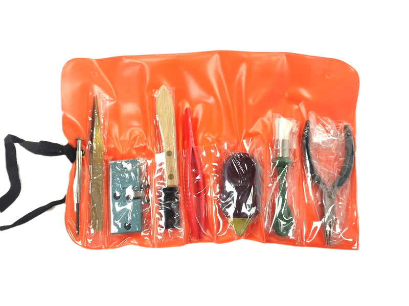 Load image into Gallery viewer, 8Pcs.Anchor tool Kit for Electronic Repair &amp; Watch Battery Changing Tools Pouch
