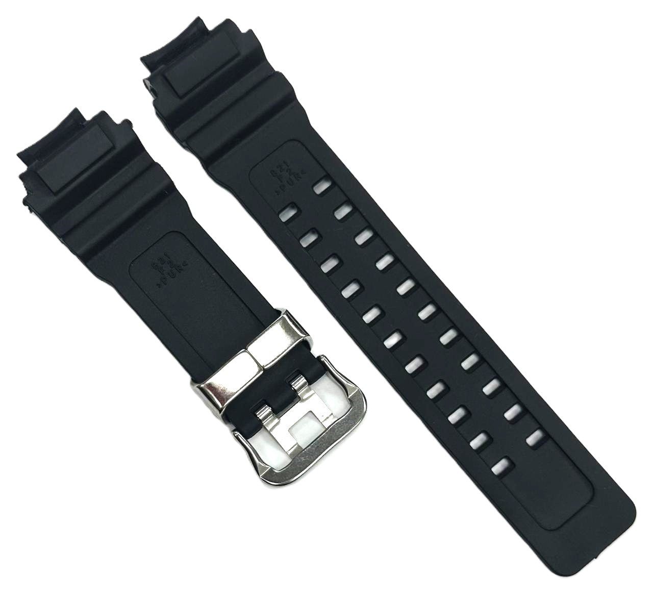 Black Rubber Watch Strap for G - Shock GW - A1100 & GW - A1100 - 1A – 22mm Lug, Heavy - Duty Replacement Band - Universal Jewelers & Watch Tools Inc.