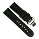 New Watch Band 24mm Rubber Strap Black Color for PANERAI OFFICIAL - Universal Jewelers & Watch Tools Inc.