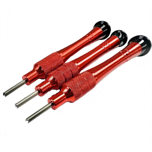 Set of 3 Richard Mille Screwdrivers, 3/4/5 Prong Claw, 2.6mm
