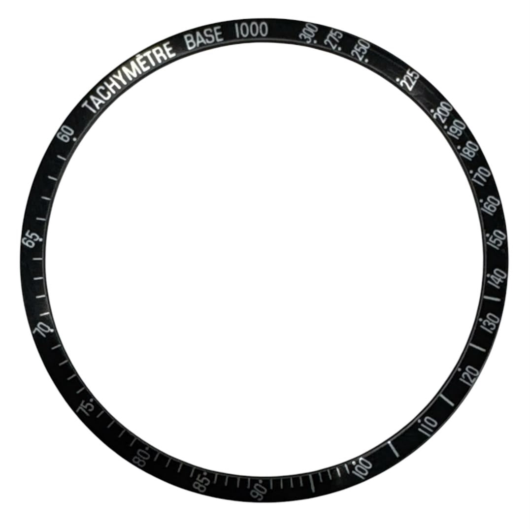 Black Aluminum Watch Bezel for Omega Speedmaster