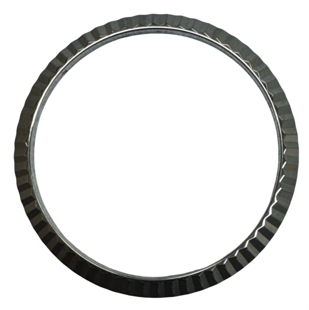 Silver Fluted Watch Bezel Ring Insert For Rolex Datejust 68273 68274 31mm Watch