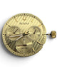 Bulova 8137 Curve Watch Movement Stem & Gold Crown with Gold Hand