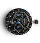 Bulova P129 / 8129 Watch Movement Stem & Crown with Blue Hand