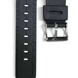 16MM Black PVC Plastic 2 Peice Watch Band