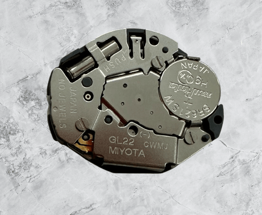 Miyota GL22 Quartz Watch Movement – 2 Hands - Universal Jewelers & Watch Tools Inc.