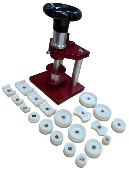 Watch Crystal & Case Back Press Tool with 20 Dies – Bezel Closer Watch Repair Kit