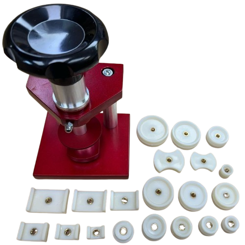 Watch Crystal & Case Back Press Tool with 20 Dies – Bezel Closer Watch Repair Kit
