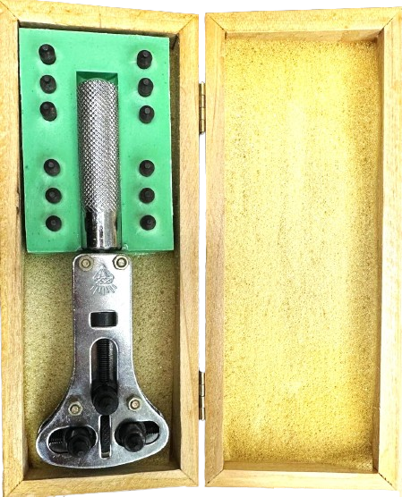 Waterproof Jaxa Wrench Watch Case Opener Tool with Wooden Box