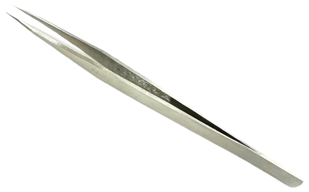 Extra Long 6.5" Fine Point Anti-Magnetic Stainless Steel Tweezers for Watch & Jewelry Repair