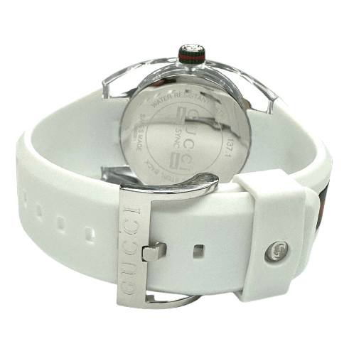GUCCI SYNC YA137102 Men's White Dial Watch – Swiss Quartz with Original Box & Booklet - Universal Jewelers & Watch Tools Inc.