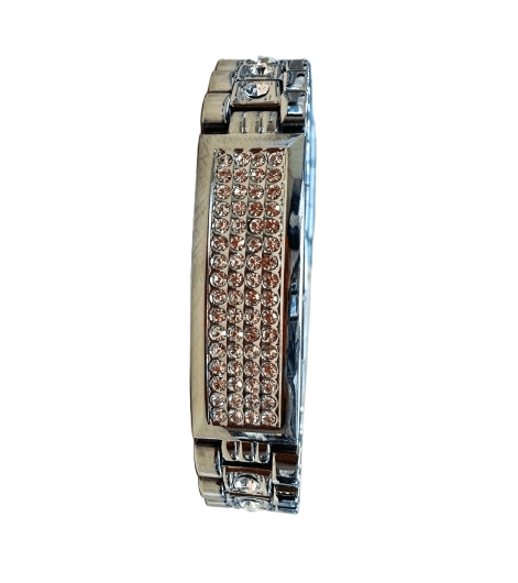 Elgin Men's Silver Watch & Matching Bracelet Set – Gold Markers | FG180016SST - Universal Jewelers & Watch Tools Inc.