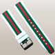 White 22mm Rubber Watch Band Strap for Gucci Watch – Replacement Sport Strap