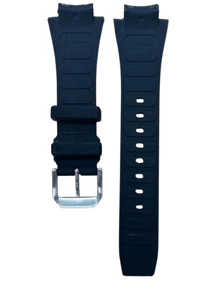 Premium IWC Silicone Watch Strap – Black Rubber Band 16.4mm | Fits Aquatimer, Ingenieur, GST Models - Universal Jewelers & Watch Tools Inc.