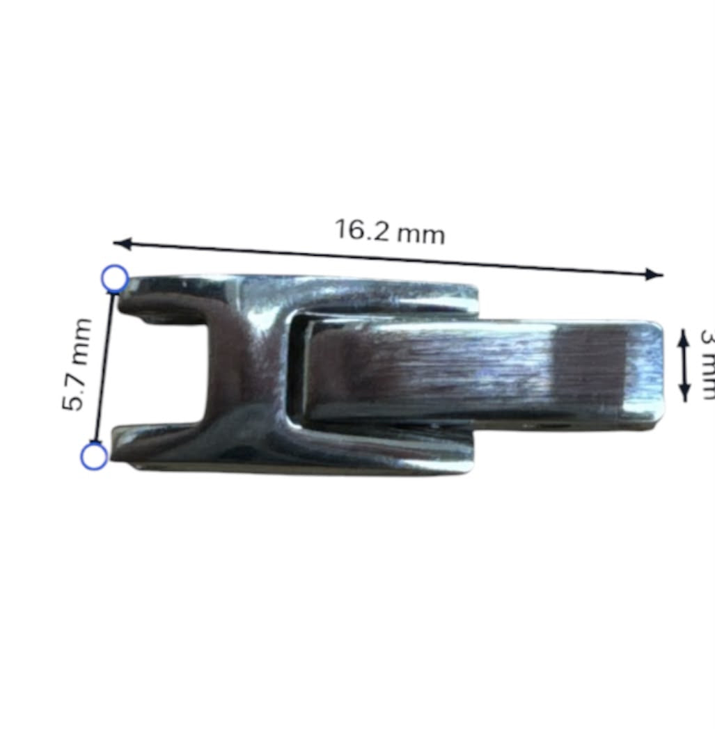 Watch Band Extension / Links 3MM Stainless Steel Silver