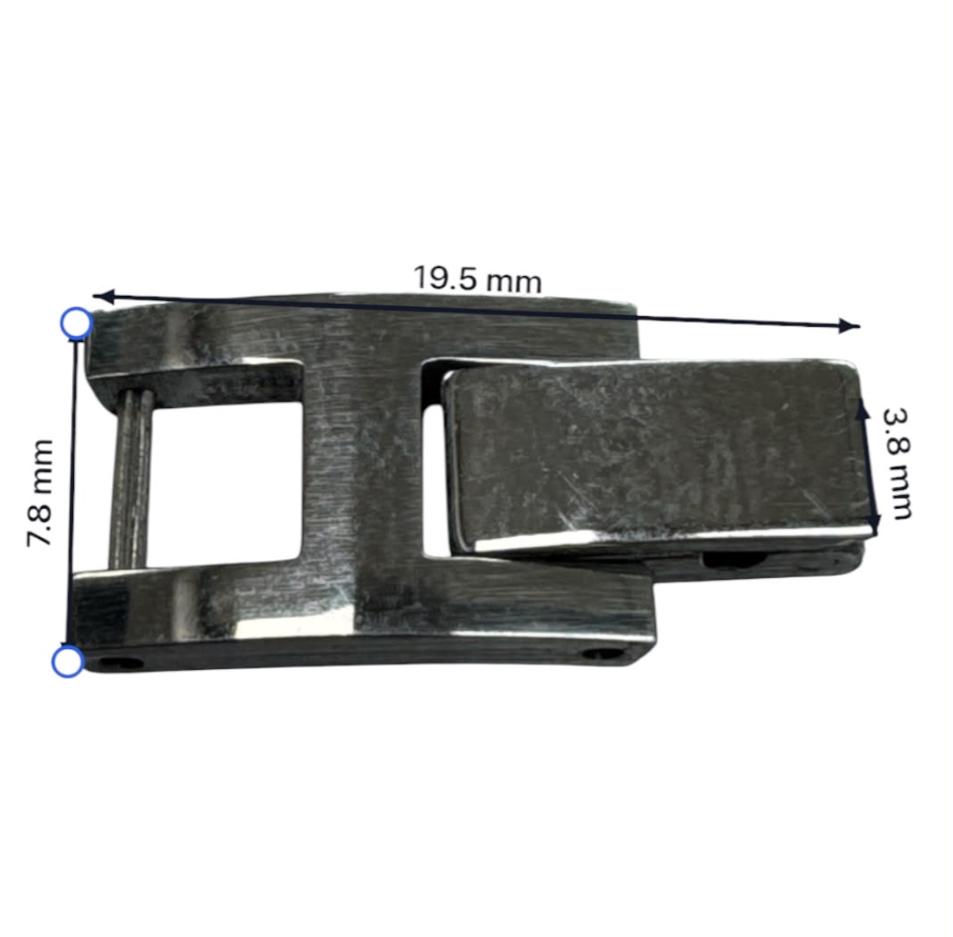 Watch Band Extension / Links 3.8MM Stainless Steel Silver