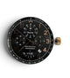 Bulova P129 / 8129 Watch Movement Stem & Black Crown with Rose Gold Hand