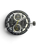 Bulova P129 / 8129 Watch Movement Stem & Crown with Yellow Hand