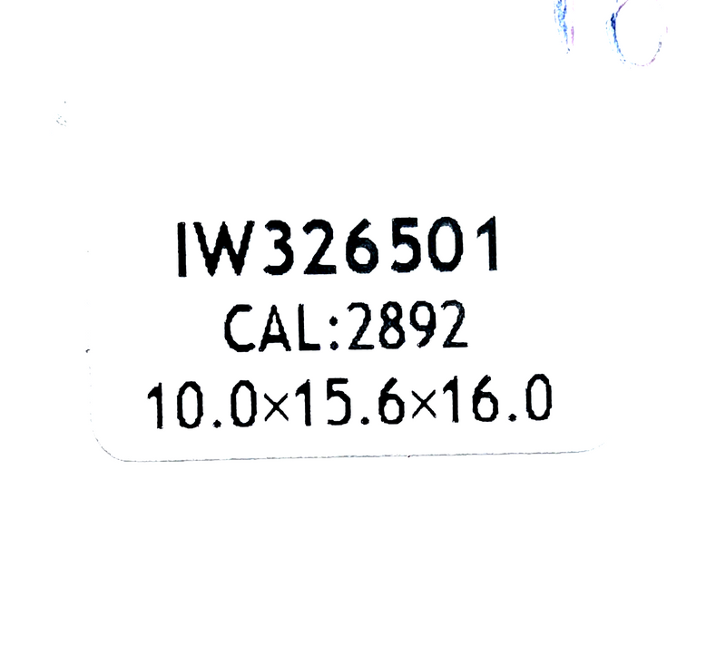 Load image into Gallery viewer, Watch Hands For IWC Black and White IW326501 Fits to Caliber 2892,2836,2824
