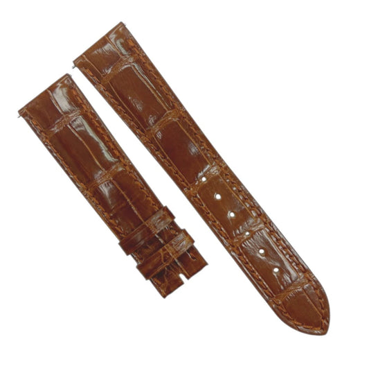 Genuine Patek Philippe Brown Alligator Leather Band 19mm x 16mm