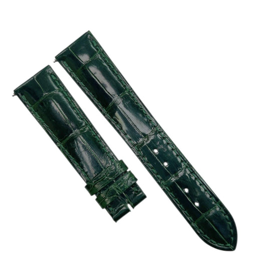 Genuine Patek Philippe Green Alligator Leather Band 19mm x 14mm