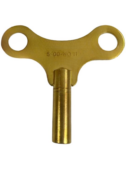 Brass Single End Clock Key #11, Jeweler Tools