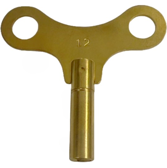 Brass Single End Clock Key #12, Jeweler Tools