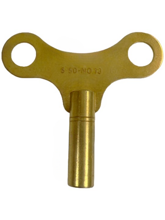 Brass Single End Clock Key #13, Jeweler Tools