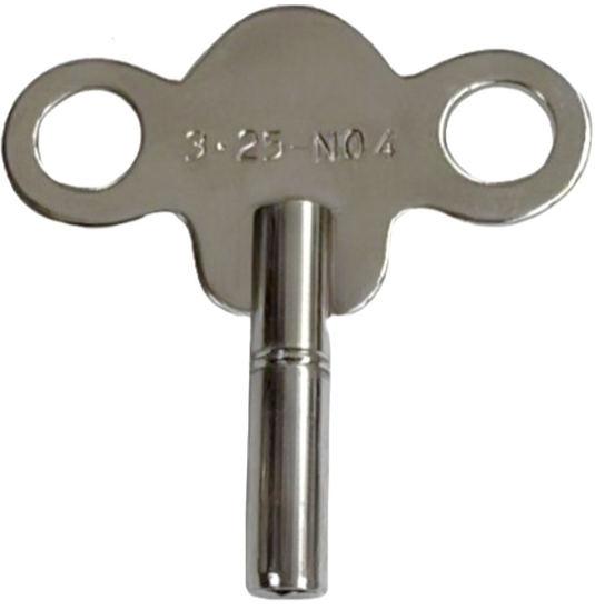 Brass Single End Clock Key